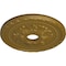 Ekena Millwork Palmetto Ceiling Medallion (Fits Canopies up to 5"), 20 7/8"OD x 3 5/8"ID x 1 5/8"P, Gold CM20PMGLS - alternate 5